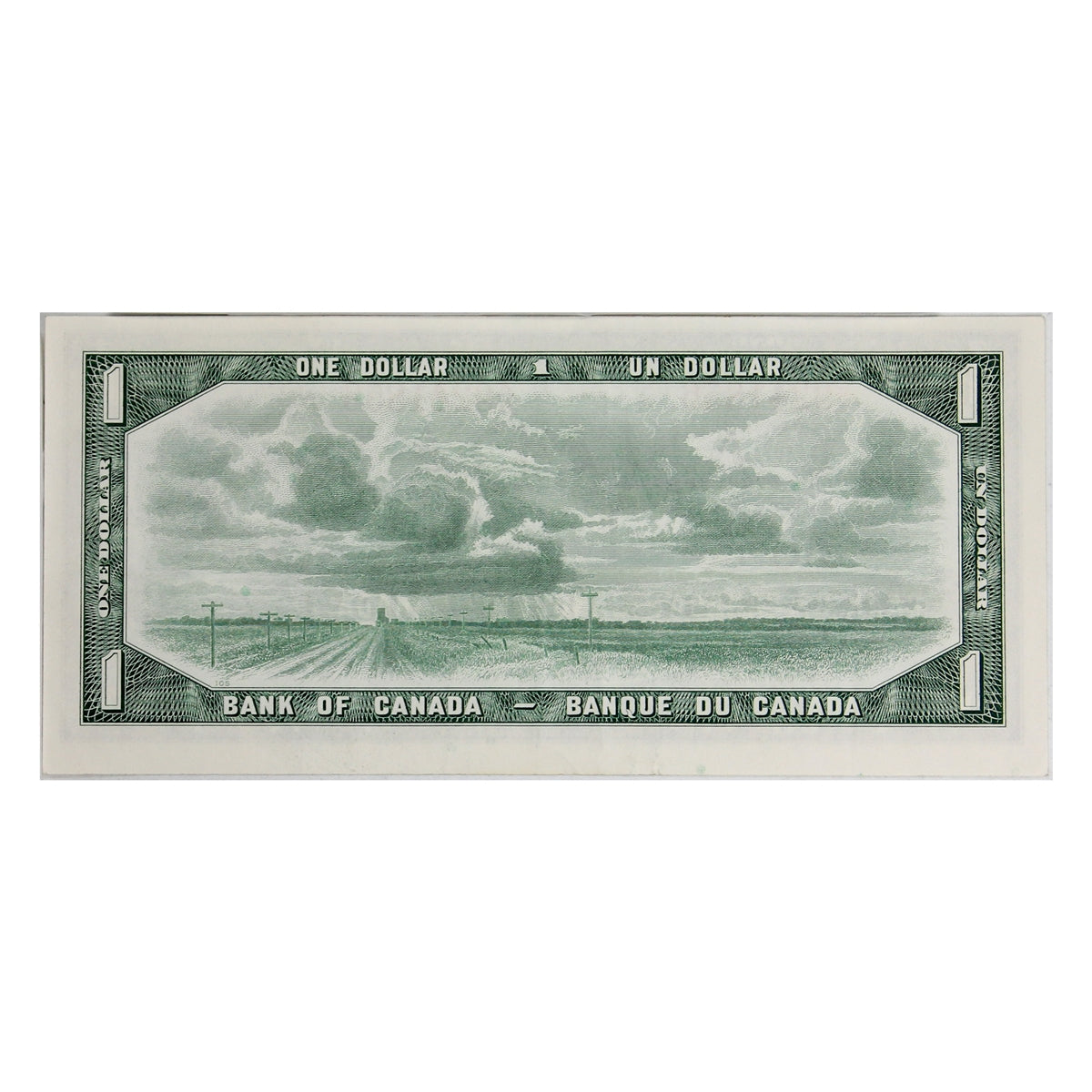 BC-37b 1954 Canada $1 Beattie-Rasminsky, X/N, Extra Fine (EF40)