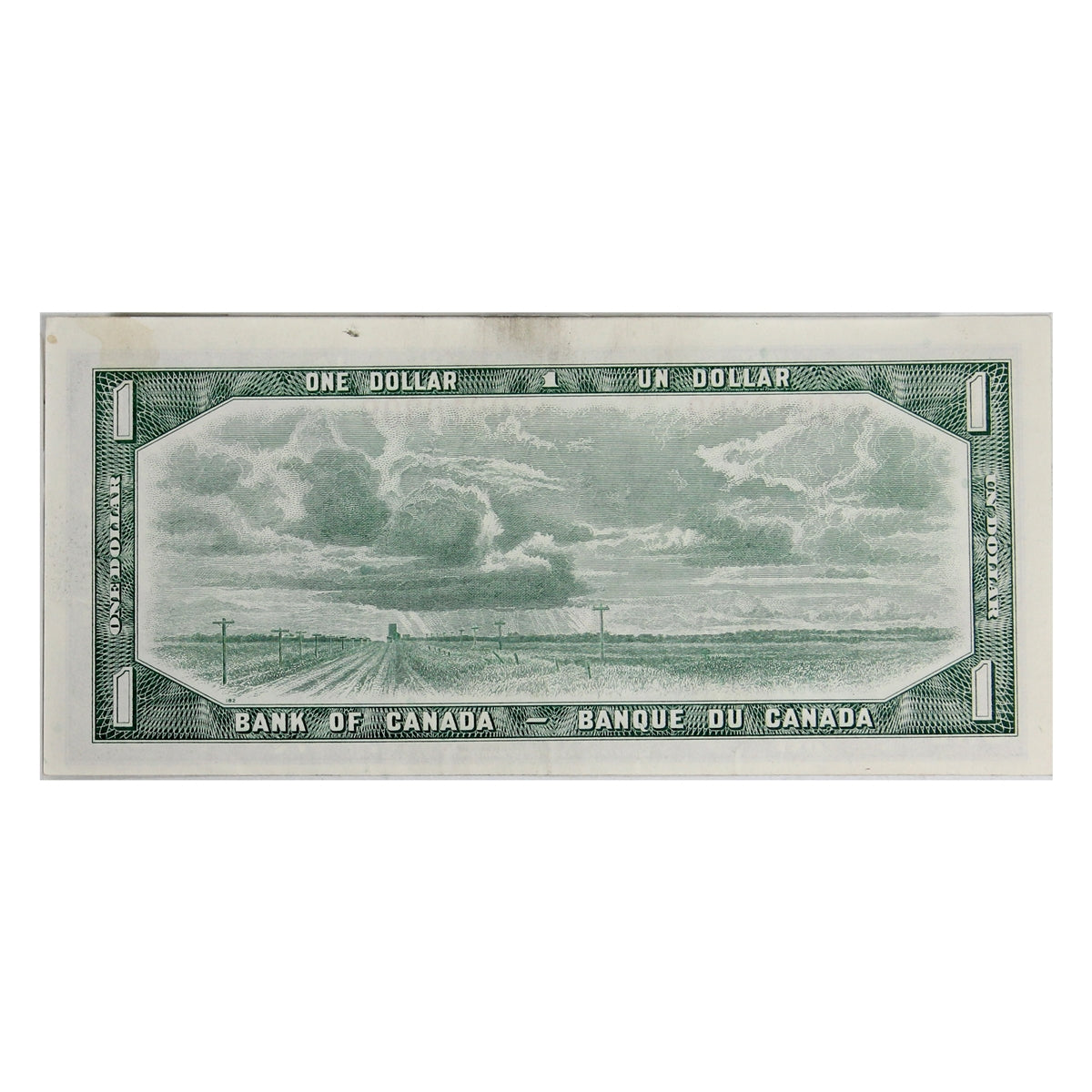 BC-37cA 1954 Canada $1 Bouey-Rasminsky, *C/F, EF-AU (EF45)