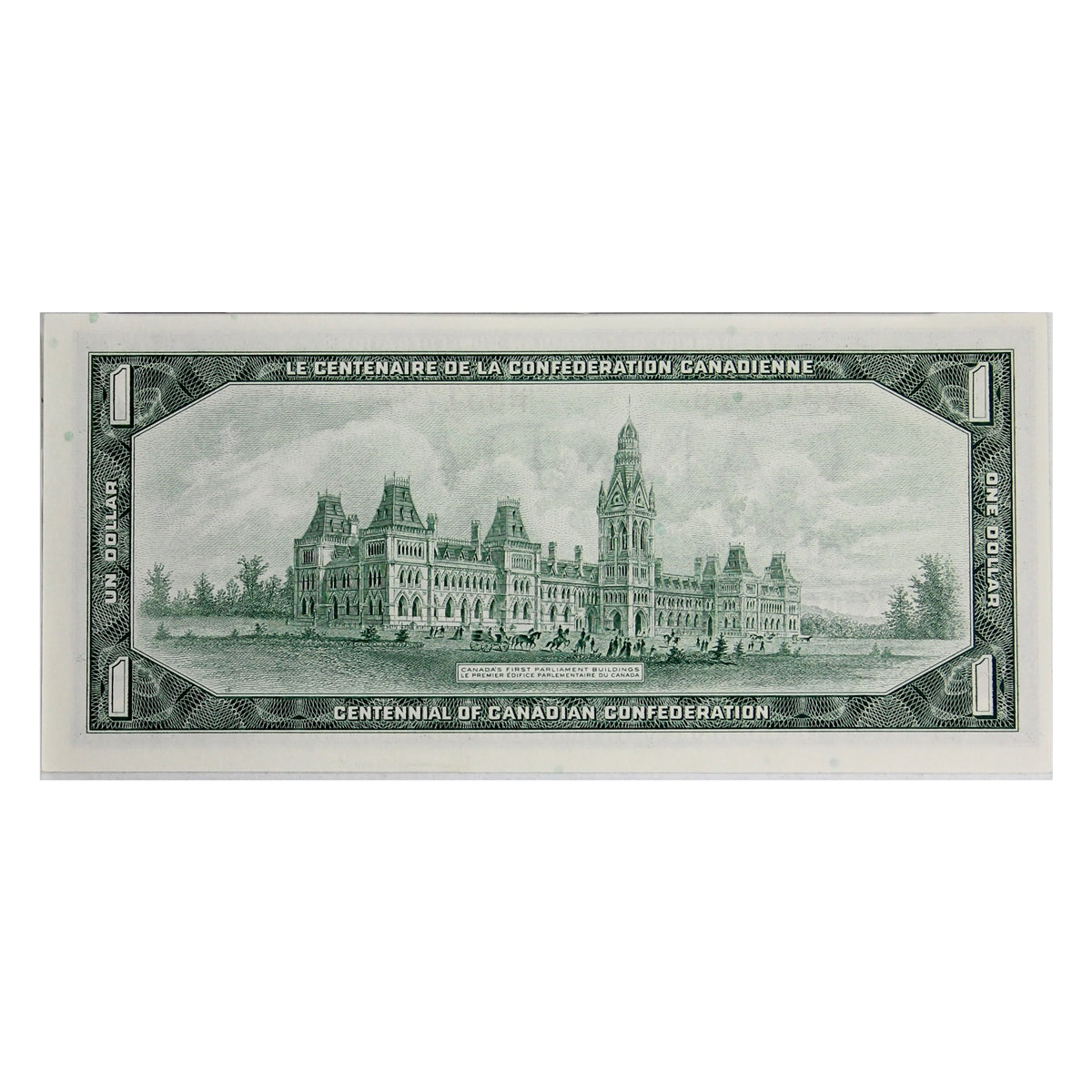 BC-45b-i 1967 Canada $1 Beattie-Rasminsky, J/P, Choice Uncirculated (CUNC63)