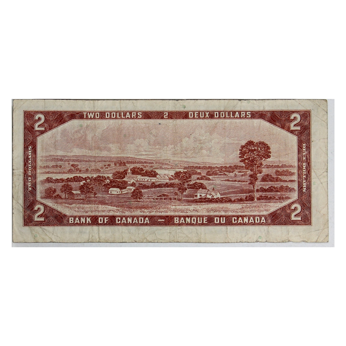 BC-38bA 1954 Canada $2 Beattie-Rasminsky, *A/B, Circ