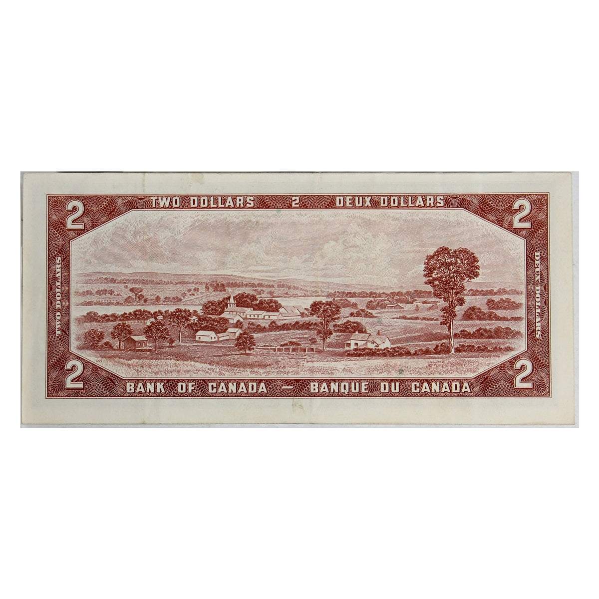 BC-38c 1954 Canada $2 Bouey-Rasminsky, I/G, VF-EF (VF30)