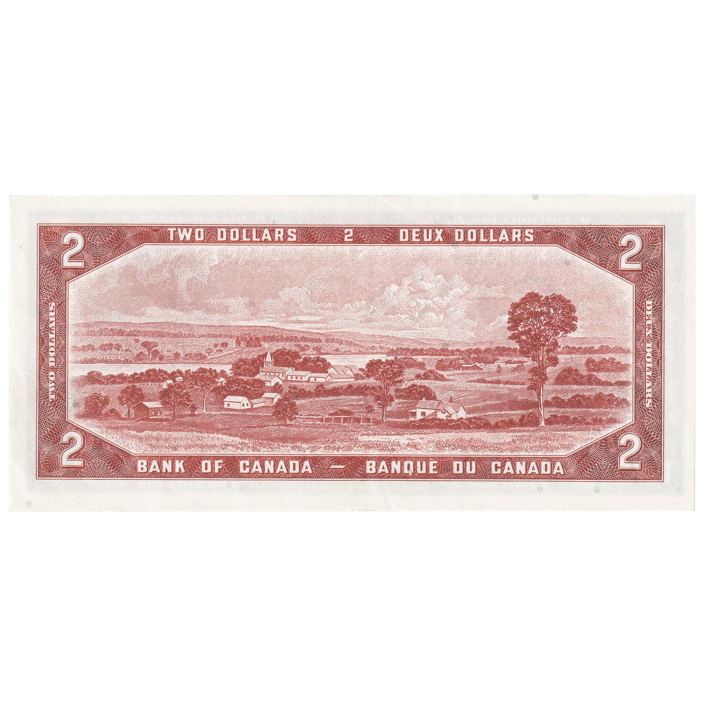 BC-38a 1954 Canada $2 Beattie-Coyne, U/B, Almost Uncirculated (AU50)