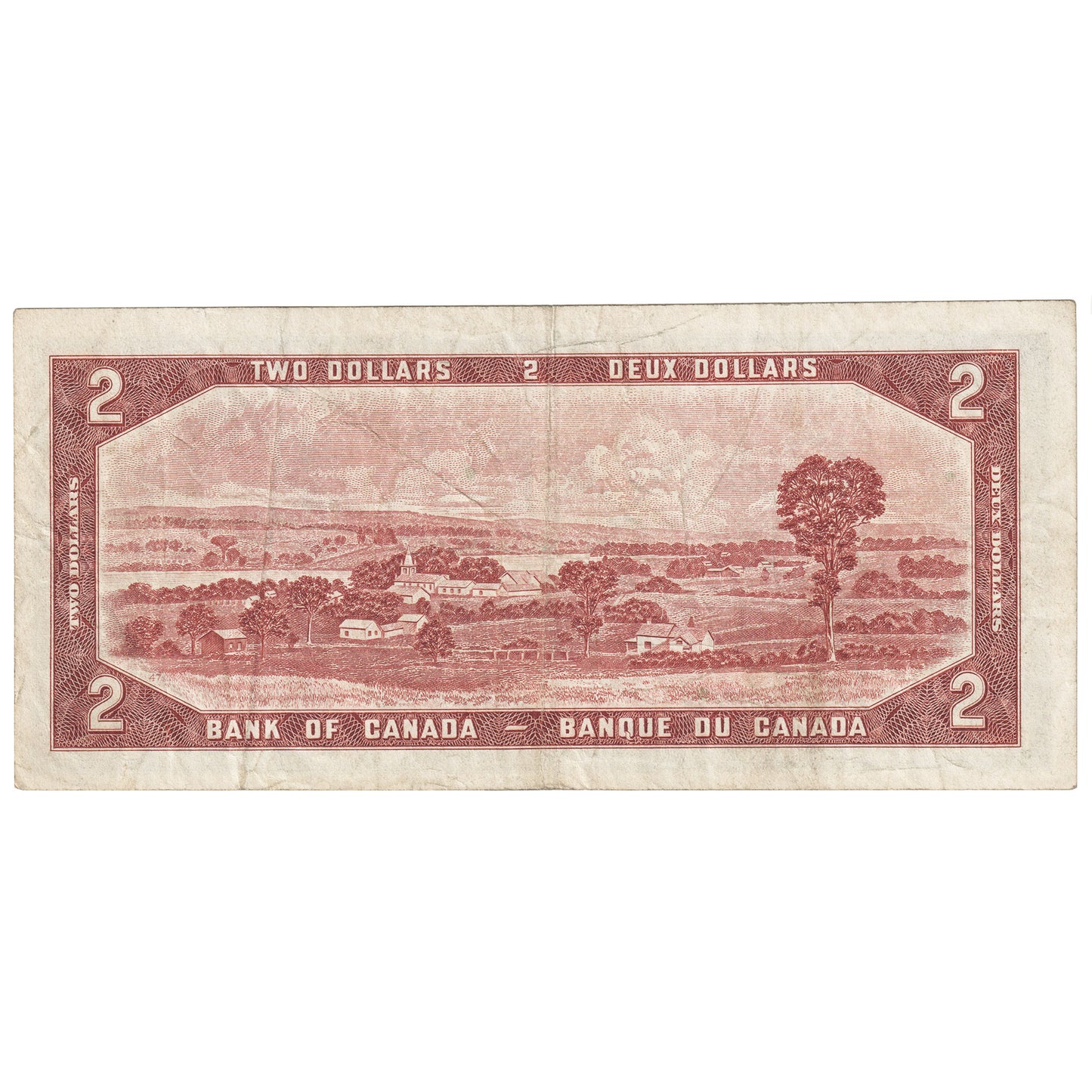 BC-38a 1954 Canada $2 Beattie-Coyne, Y/B, F