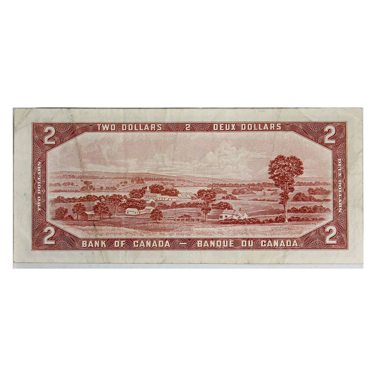 BC-38d 1954 Canada $2 Lawson-Bouey, V/G, VF