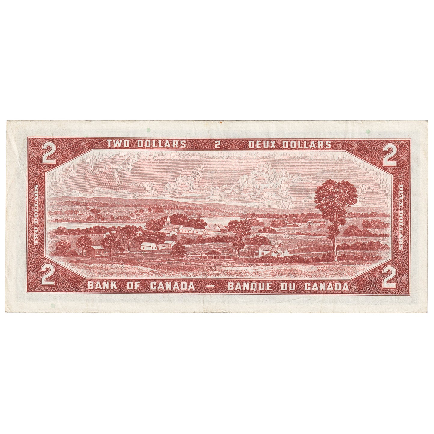 BC-38b 1954 Canada $2 Beattie-Rasminsky, C/R, Very Fine (VF20)