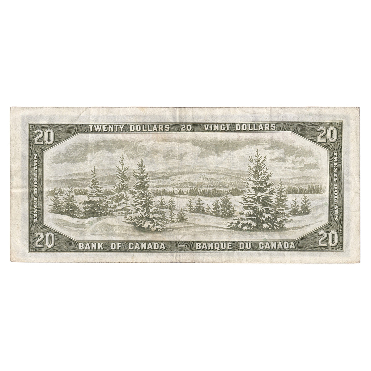 BC-41 1954 Canada $20 Beattie-Coyne, K/E, Very Fine (VF20)