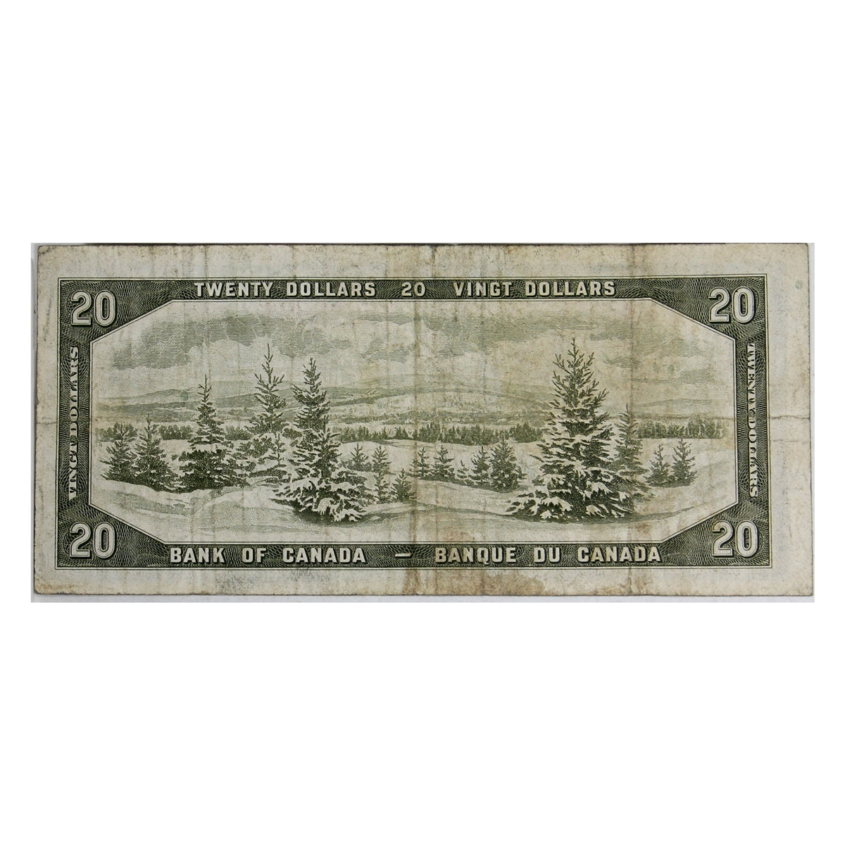 BC-41a 1954 Canada $20 Beattie-Coyne, L/E, F-VF (F15)