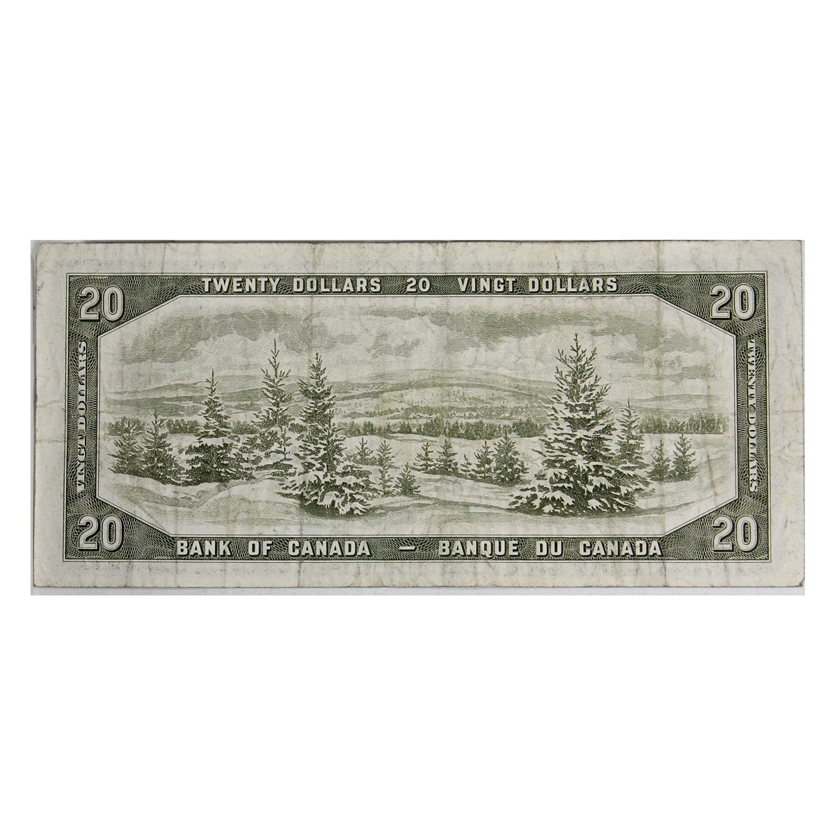 BC-41b 1954 Canada $20 Beattie-Rasminsky, N/E, VF