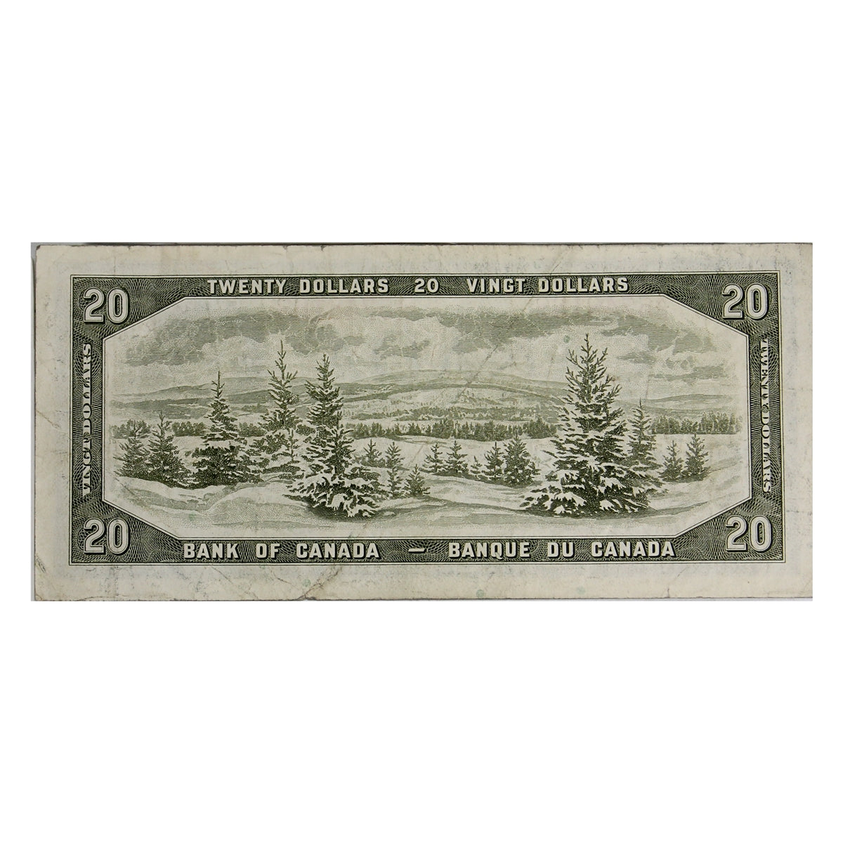 BC-41b 1954 Canada $20 Beattie-Rasminsky, X/E, VF