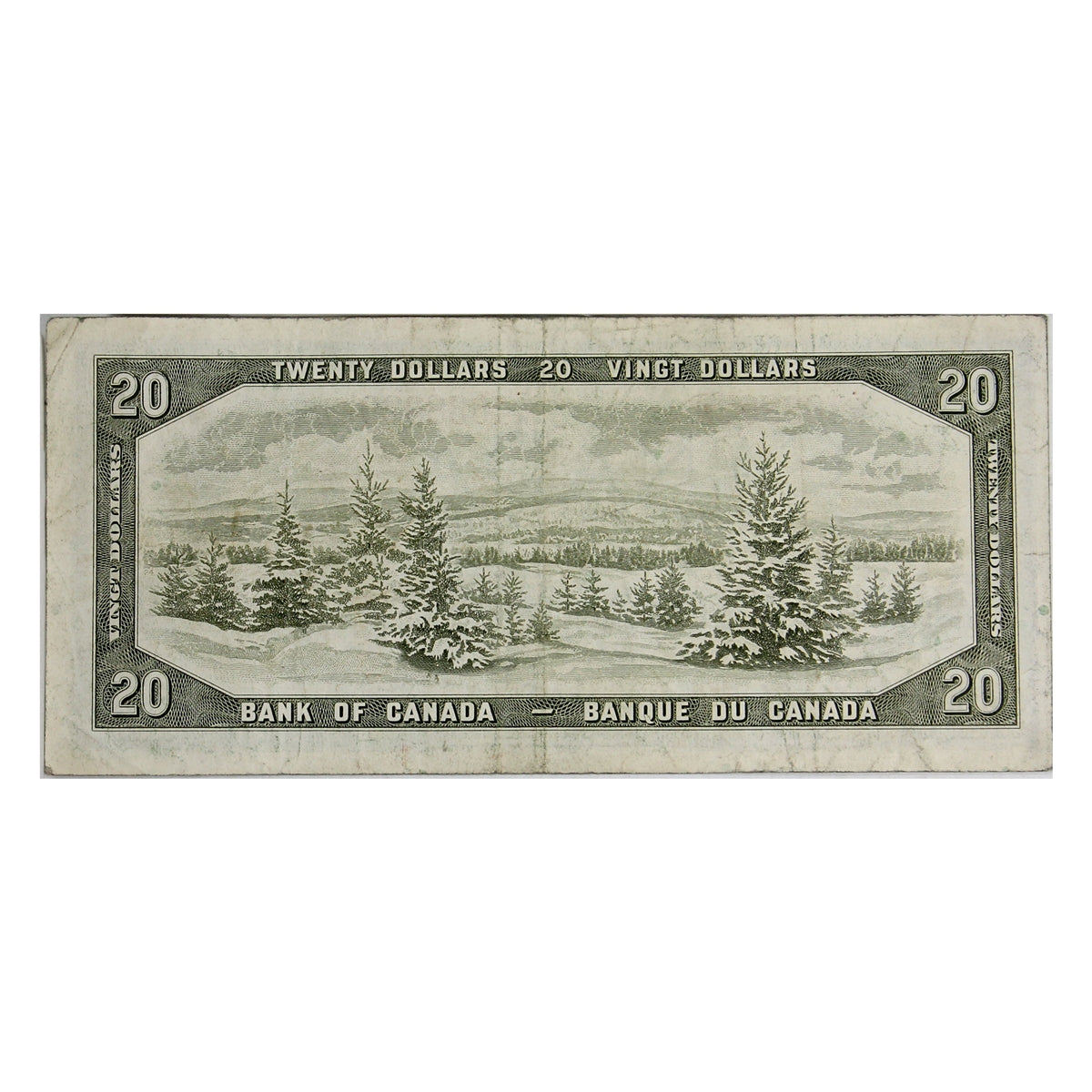 BC-41b 1954 Canada $20 Beattie-Rasminsky, F/W, F-VF