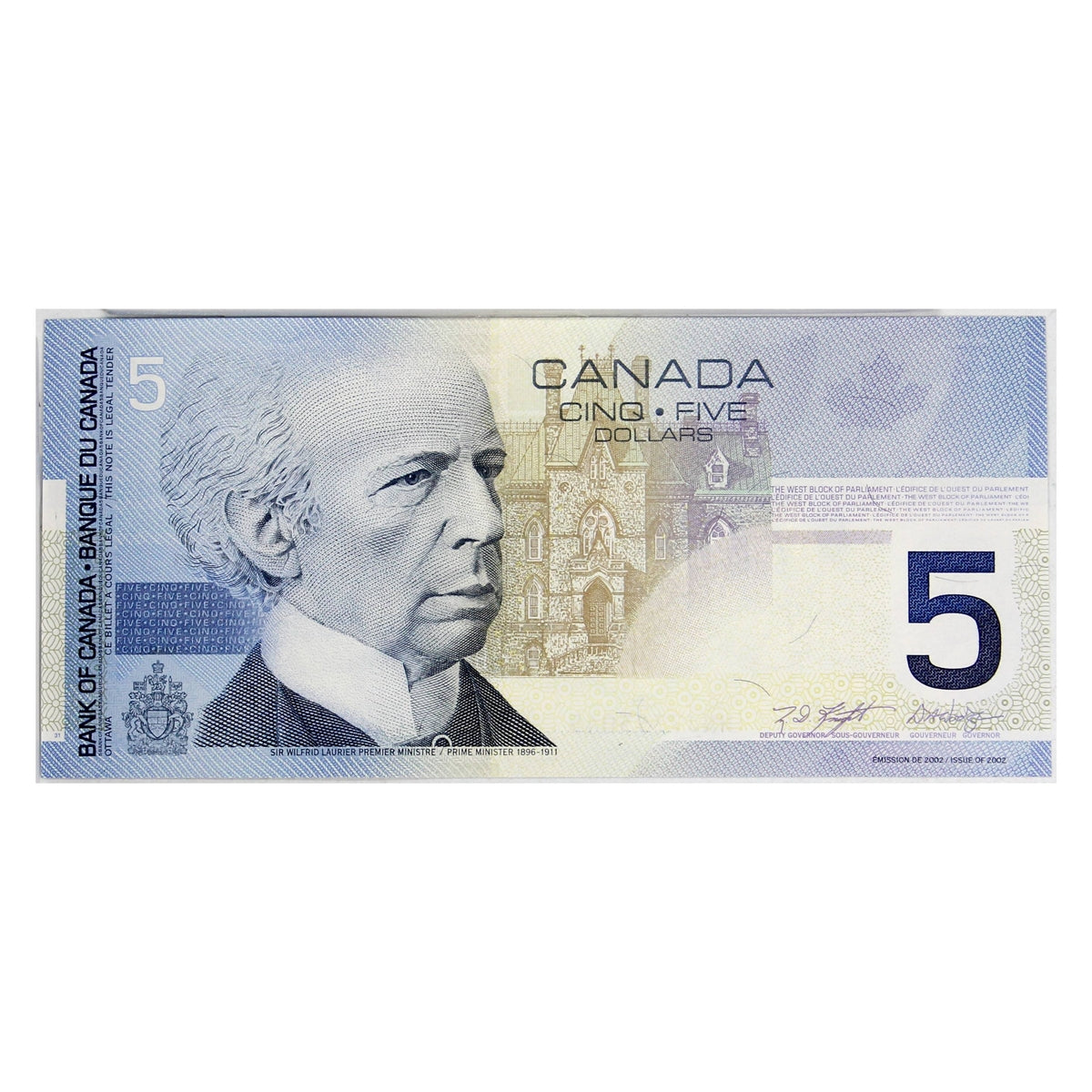 BC-62a-i 2003 Canada $5 Knight-Dodge, HNJ, UNC
