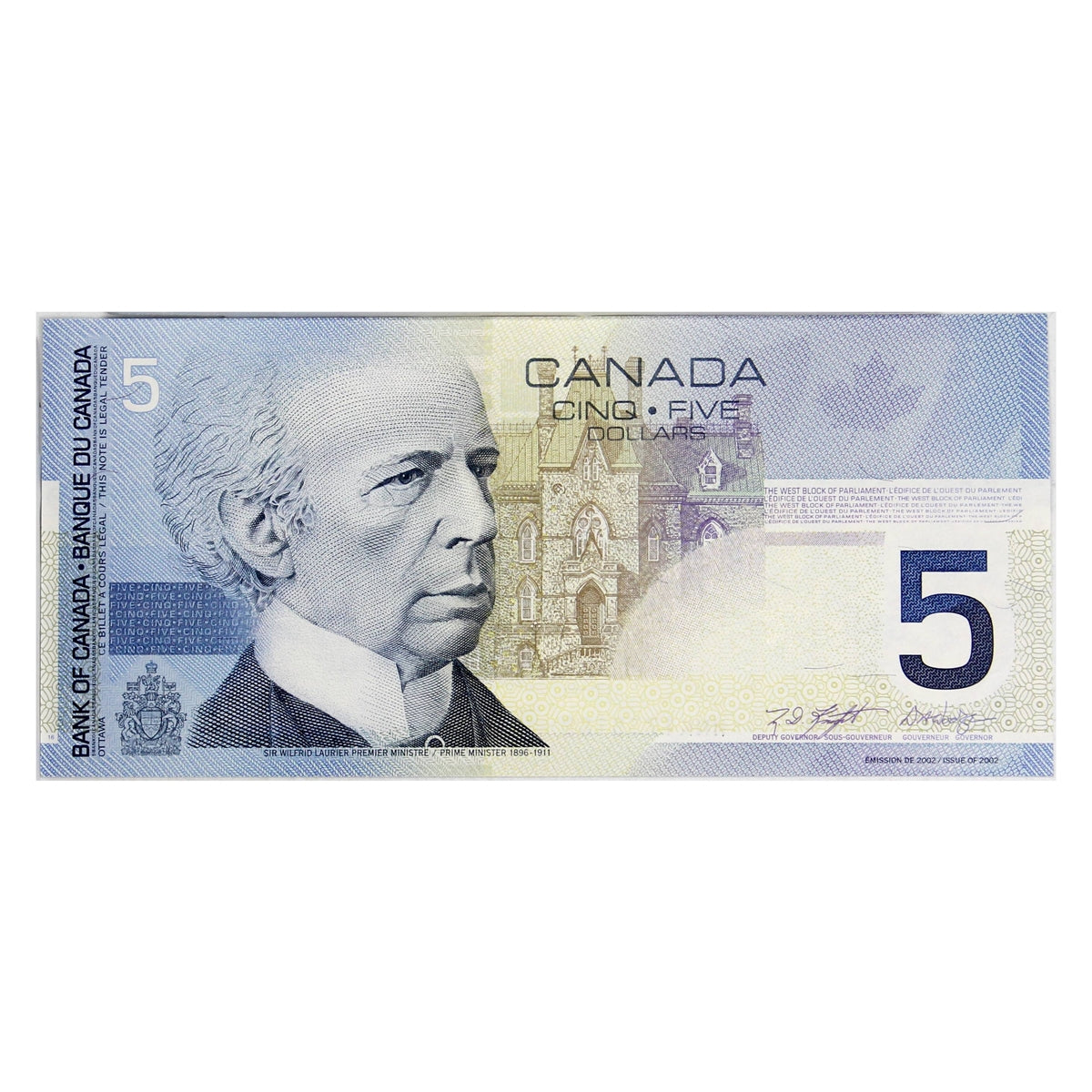 BC-62a-i 2003 Canada $5 Knight-Dodge, HNK, AU-UNC (AU55)