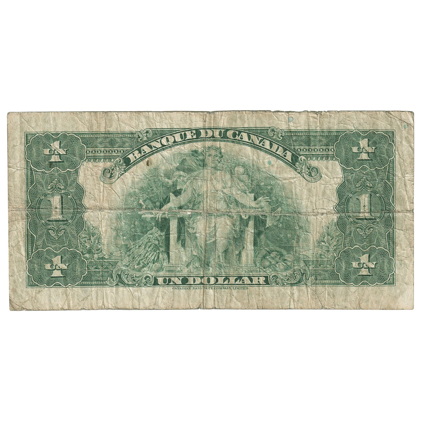 BC-2 1935 Canada $1 Osborne-Towers, French, VG