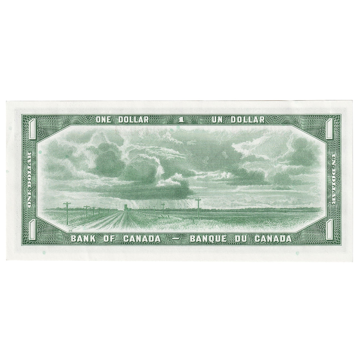 BC-29b 1954 Canada $1 Beattie-Coyne, Devil's Face, S/A, AU-UNC (AU55)