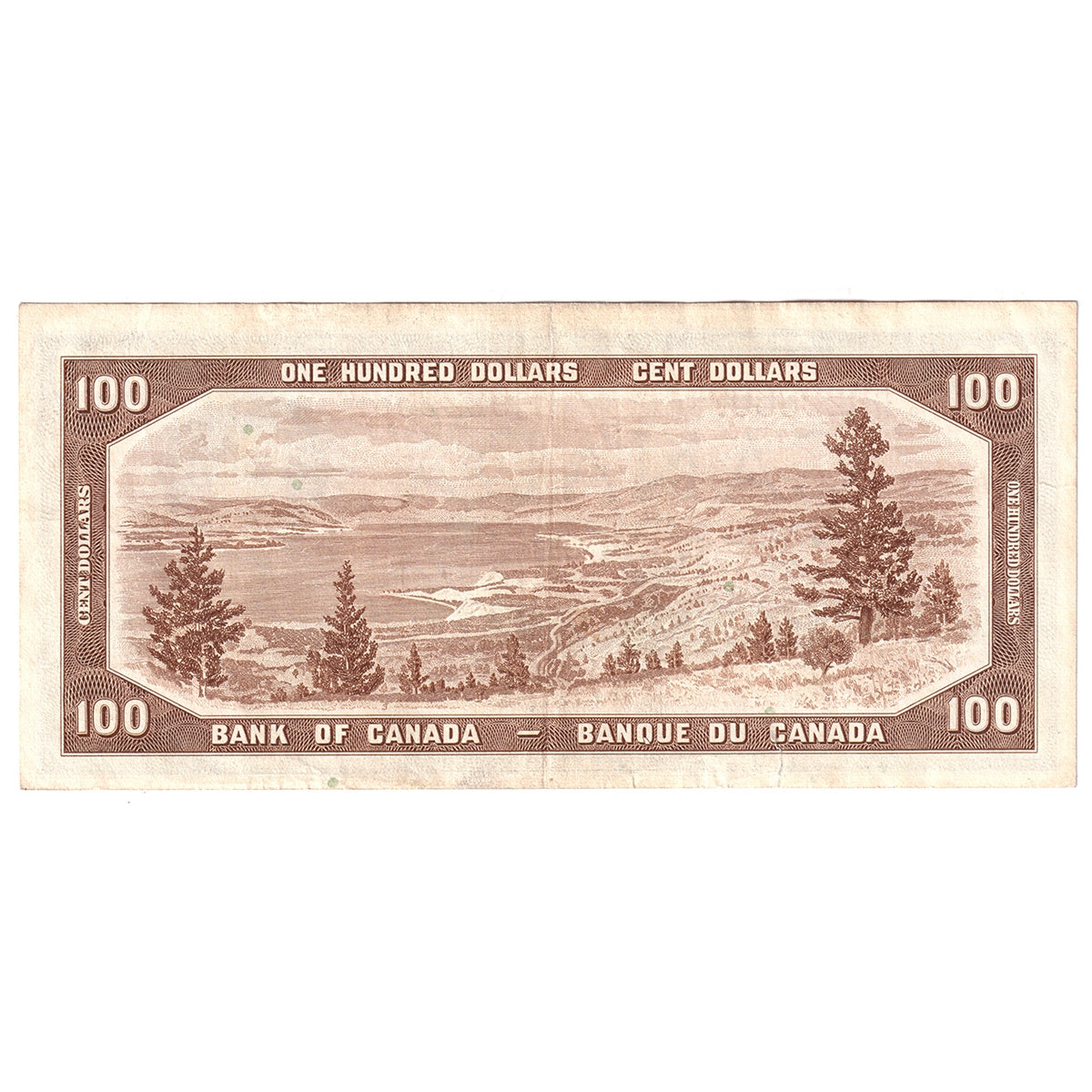 BC-43c 1954 Canada $100 Lawson-Bouey, B/J, Extra Fine (EF40)
