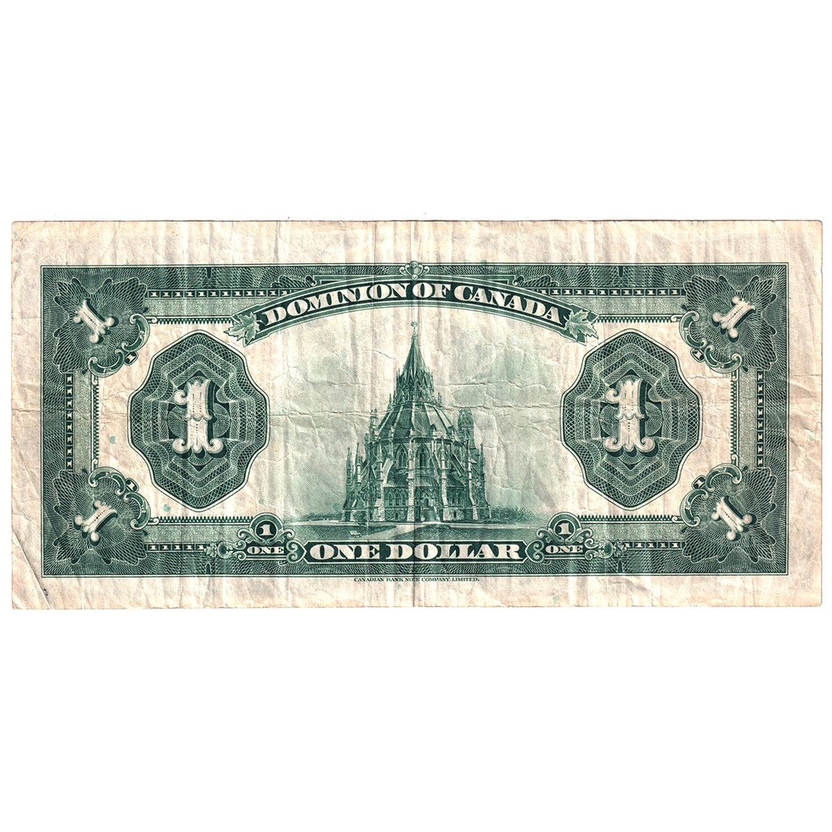 DC-25n 1923 Dominion $1 Campbell-Sellar, Black Seal, Group 3, VF