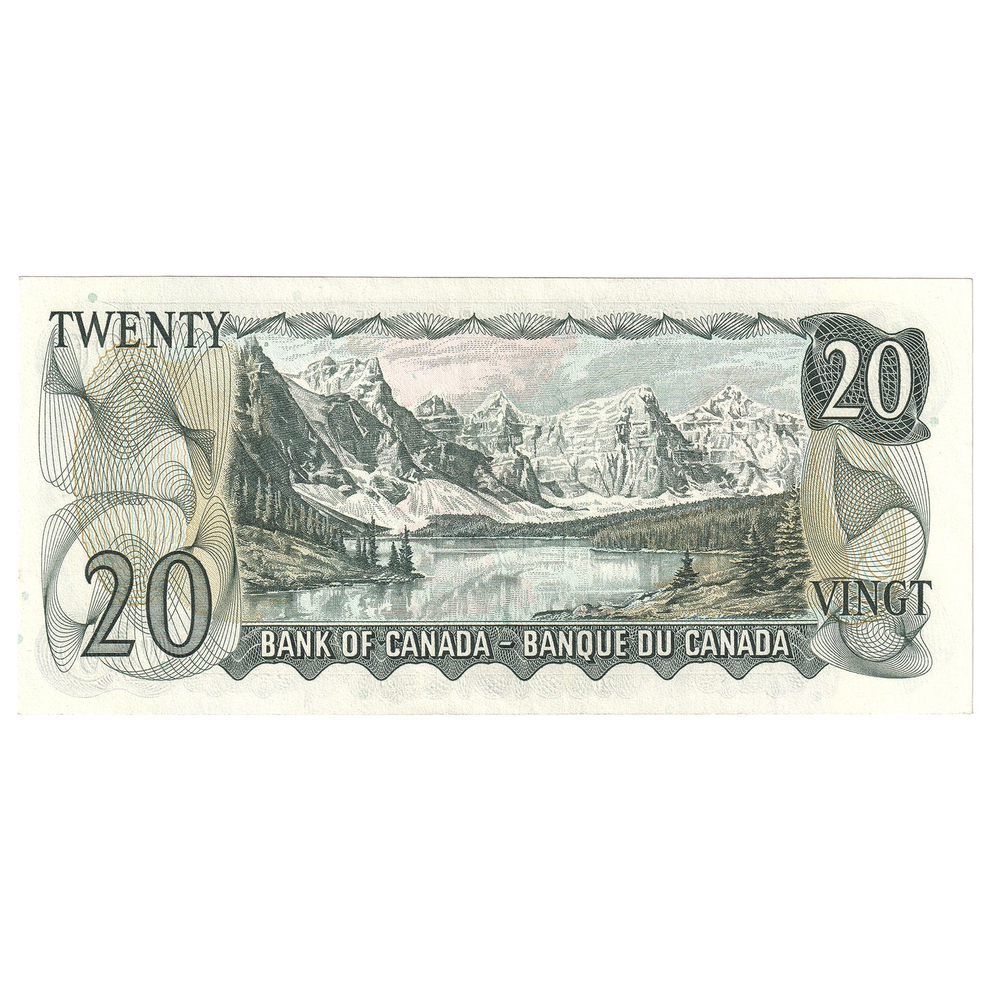 BC-50a 1969 Canada $20 Beattie-Rasminsky, ED, Almost Uncirculated (AU50)