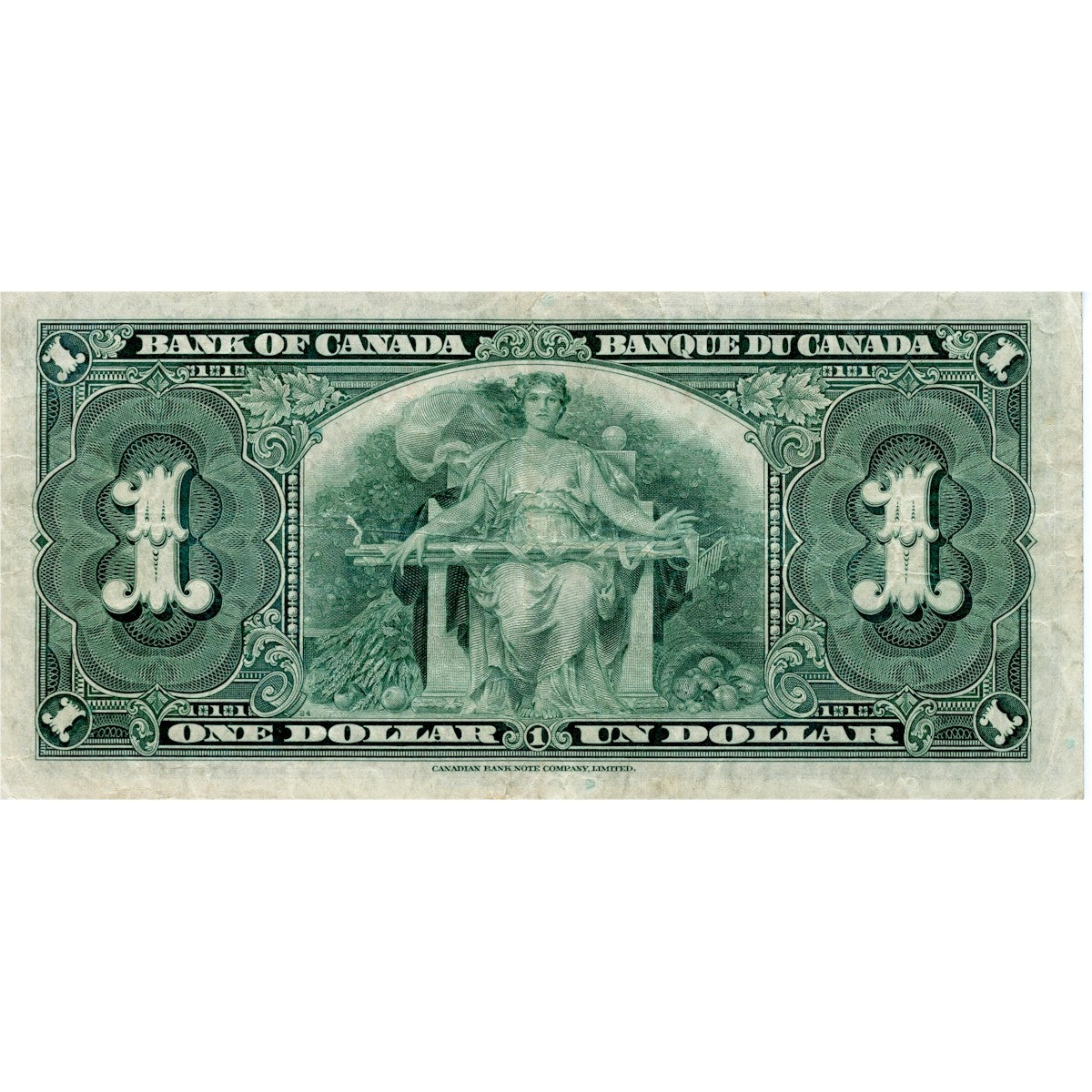 BC-21c 1937 Canada $1 Gordon-Towers, Z/A, VF