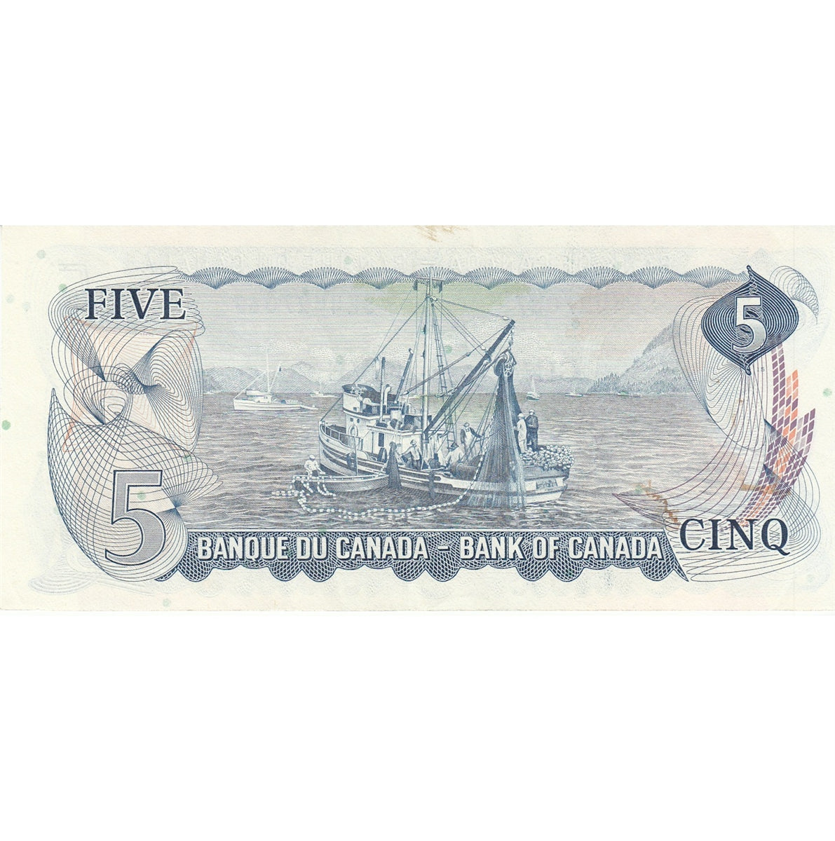 BC-48b 1972 Canada $5 Lawson-Bouey, SE, EF