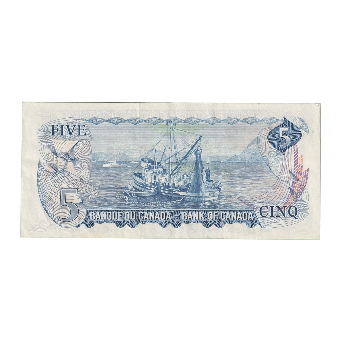 BC-48b 1972 Canada $5 Lawson-Bouey, SF, Extra Fine (EF40)