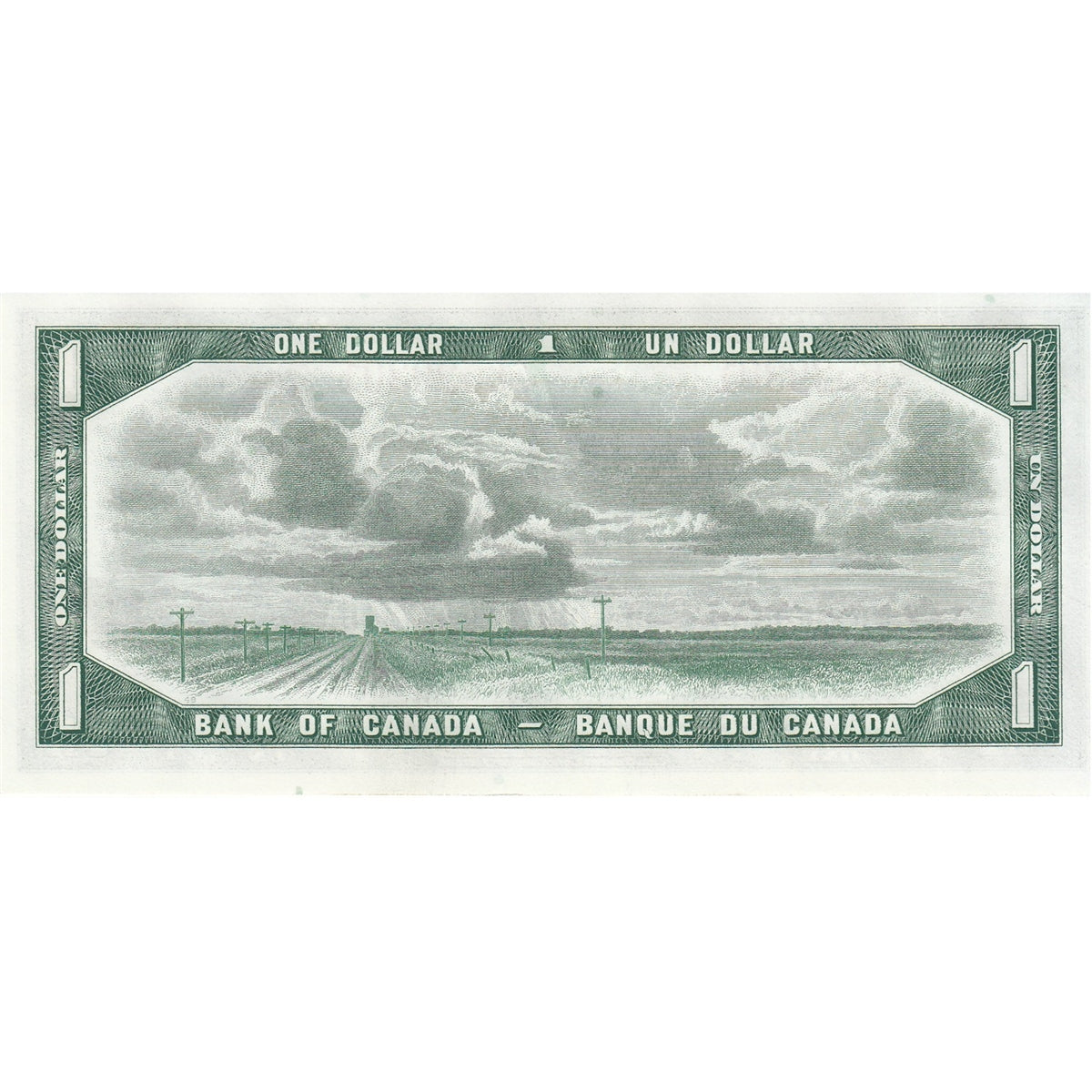 BC-37a 1954 Canada $1 Beattie-Coyne, G/L, Choice Uncirculated (CUNC63)