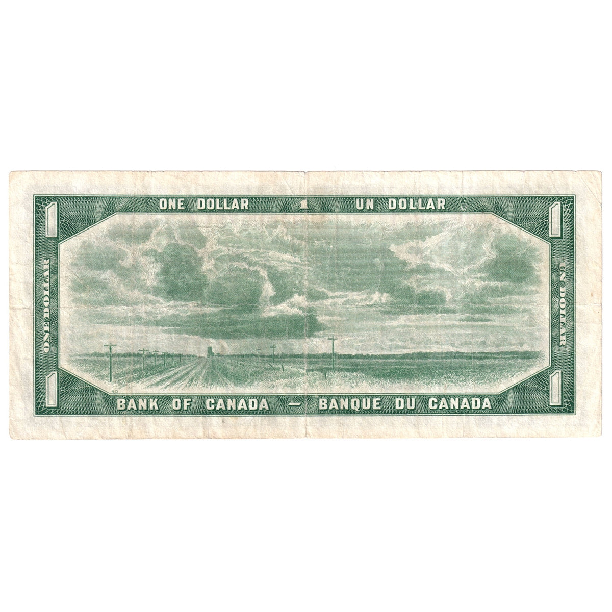 BC-37aA 1954 Canada $1 Beattie-Coyne, *A/A, Fine (F12)