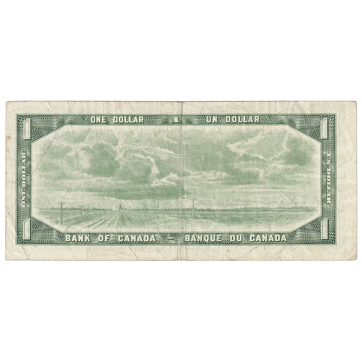 BC-37bA-i 1954 Canada $1 Beattie-Rasminsky, *A/F, F-VF (F15)