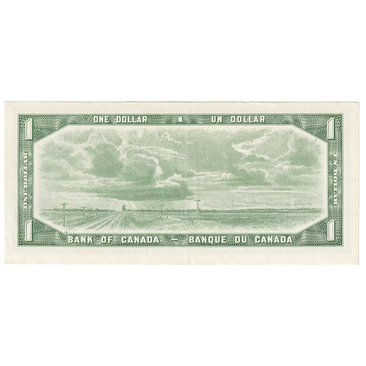 BC-37c 1954 Canada $1 Bouey-Rasminsky, K/F, Extra Fine (EF40)