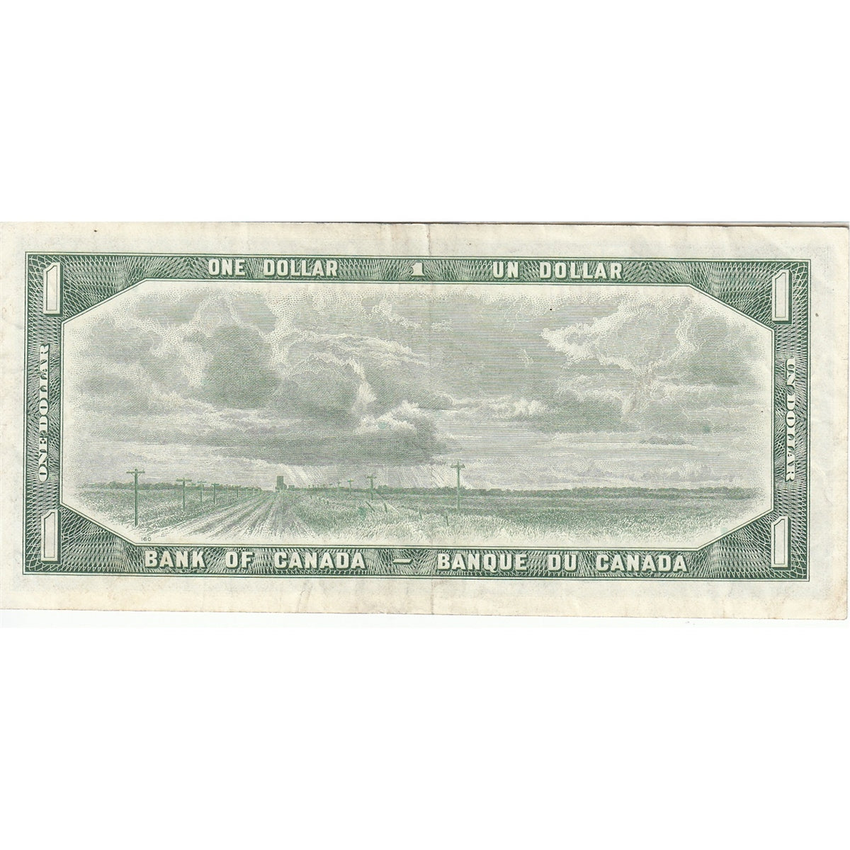 BC-37bA-i 1954 Canada $1 Beattie-Rasminsky, *A/F, VF