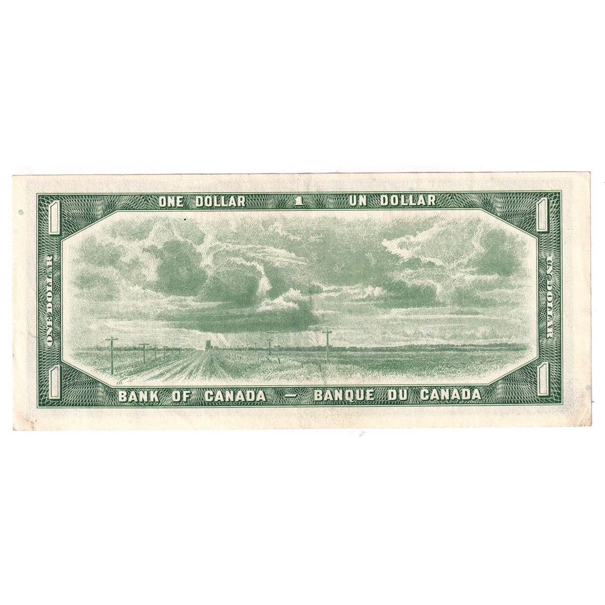 BC-37d 1954 Canada $1 Lawson-Bouey, C/I, VF-EF