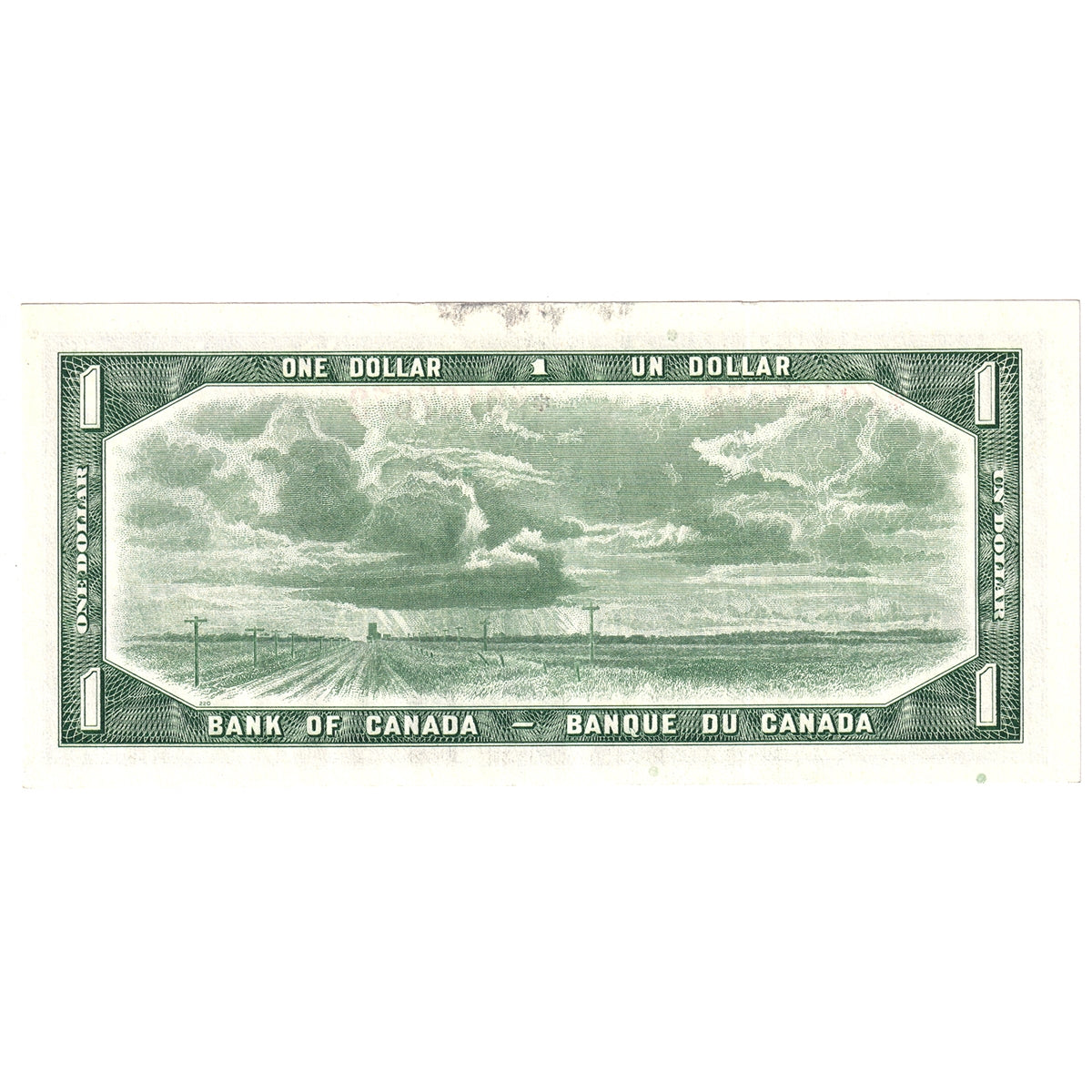 BC-37dA 1954 Canada $1 Lawson-Bouey, *X/F, AU-UNC (AU55)