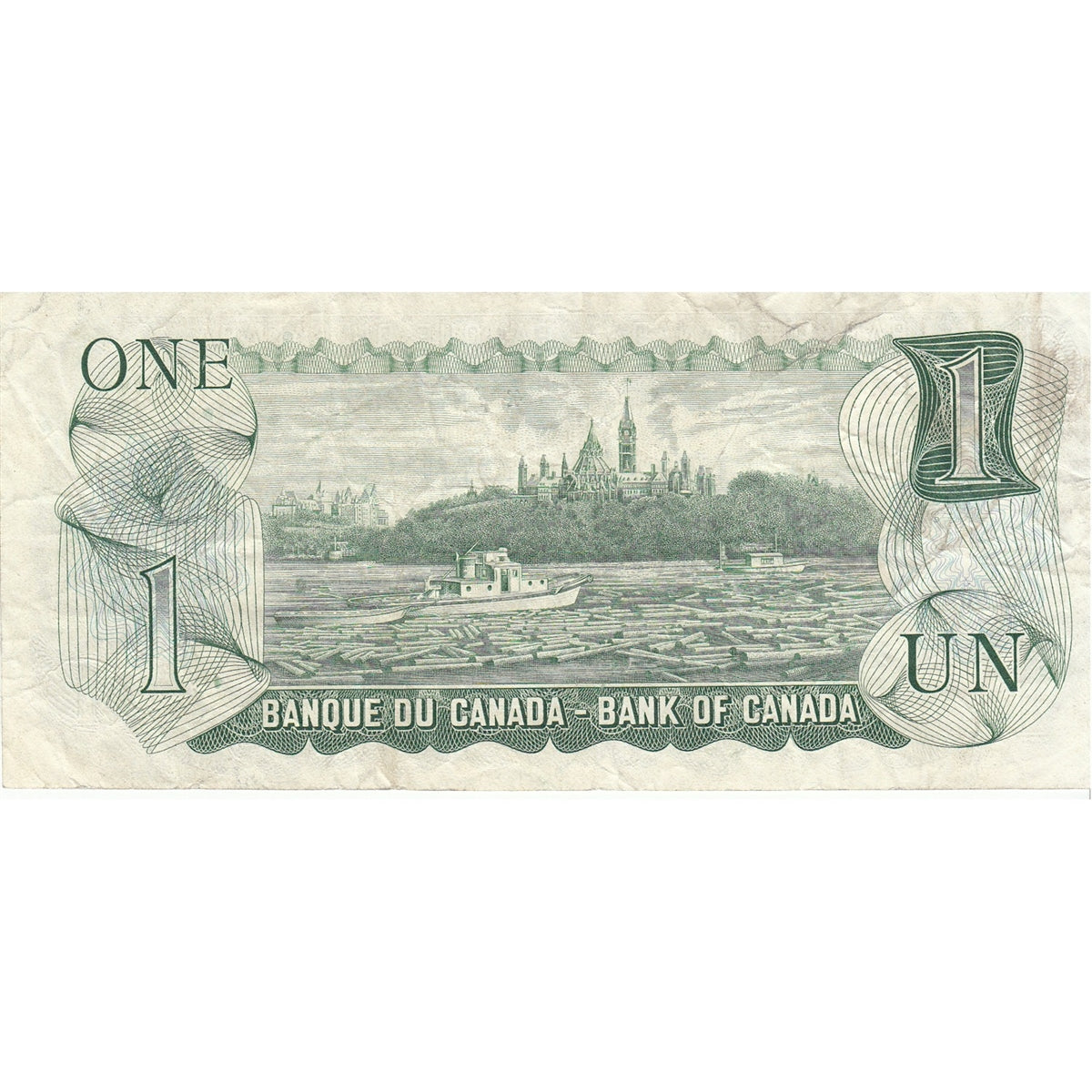 BC-46aA 1973 Canada $1 Lawson-Bouey, *FN, Very Fine (VF20)
