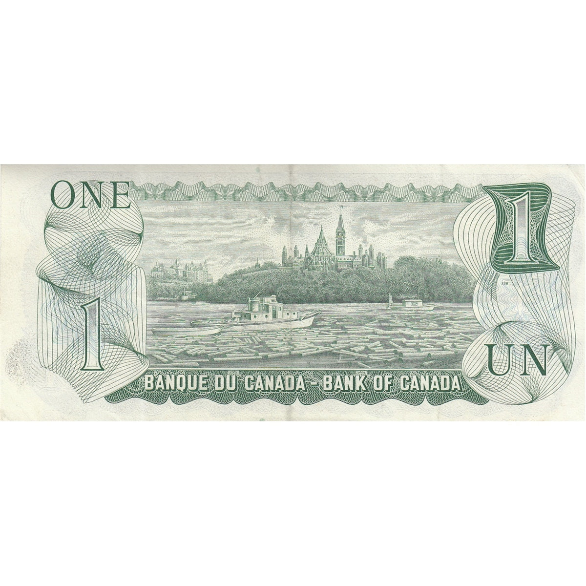 BC-46aA 1973 Canada $1 Lawson-Bouey, *NP, VF-EF (VF30)