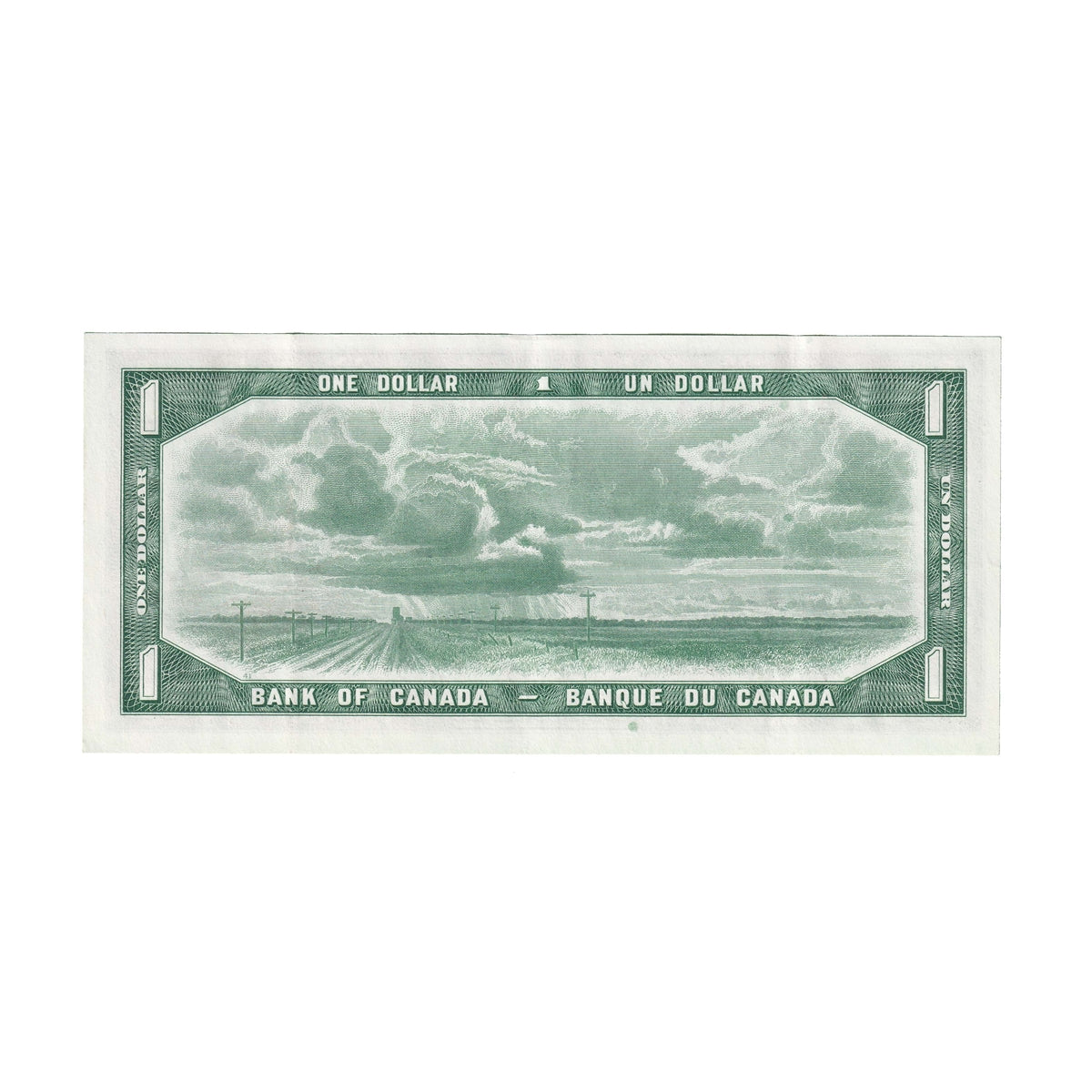 BC-37a 1954 Canada $1 Beattie-Coyne, A/L, VF-EF (VF30)