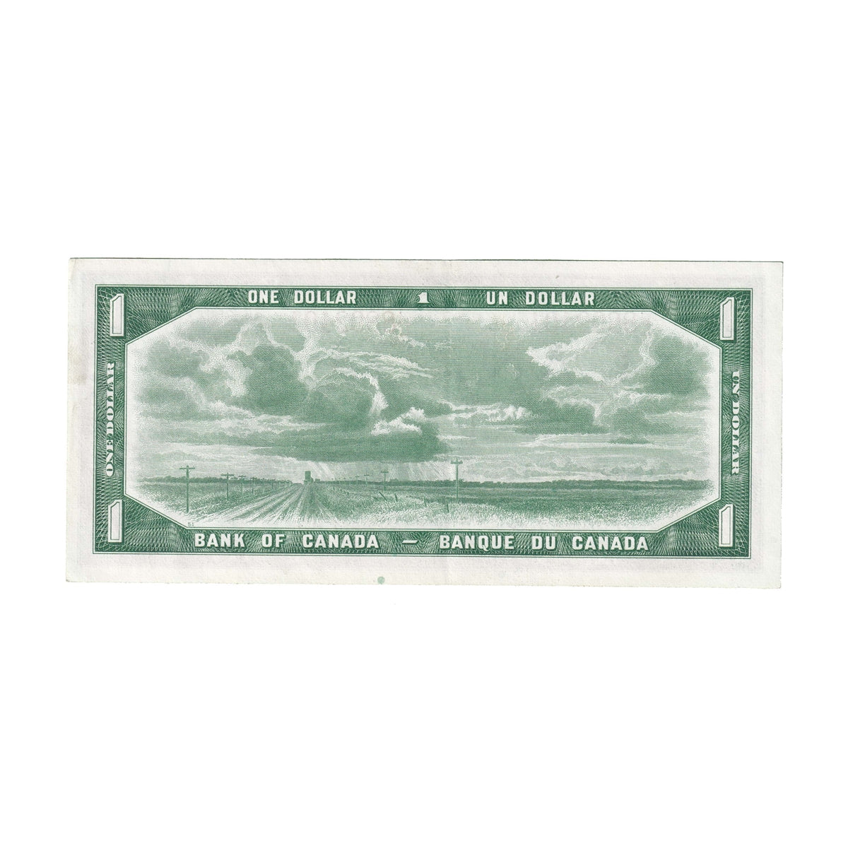 BC-37a 1954 Canada $1 Beattie-Coyne, J/L, EF-AU (EF45)