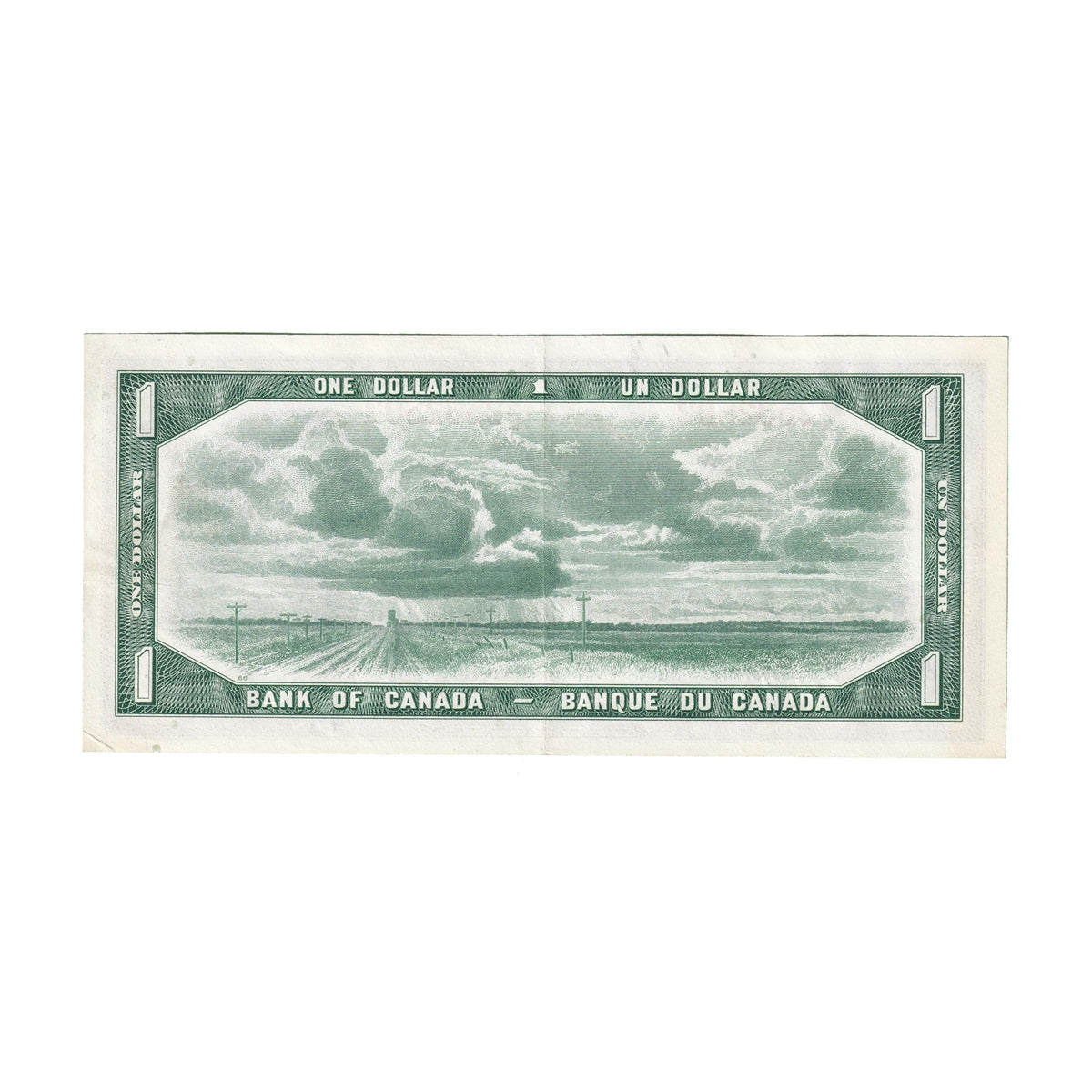 BC-37a 1954 Canada $1 Beattie-Coyne, W/L, Extra Fine (EF40)