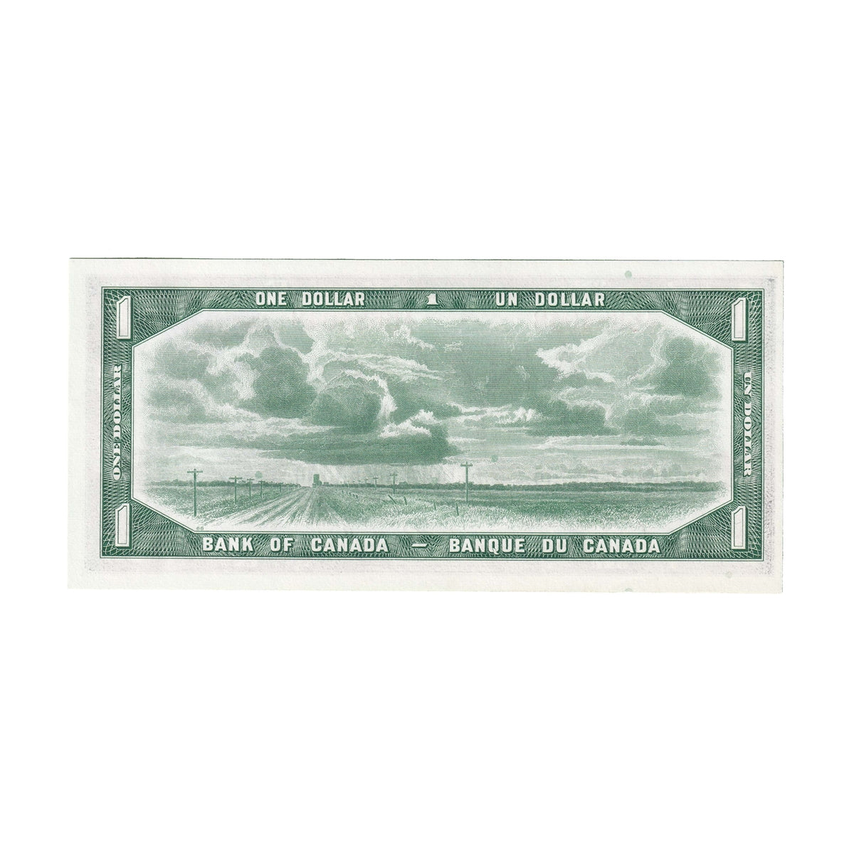 BC-37a 1954 Canada $1 Beattie-Coyne, X/L, Choice Uncirculated (CUNC63)