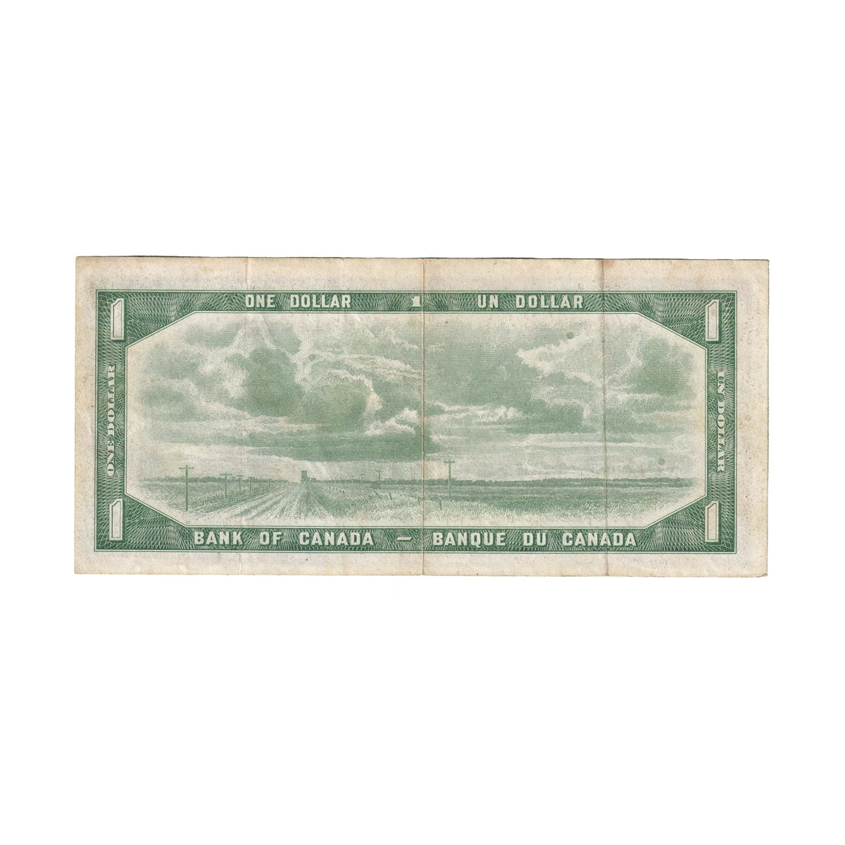 BC-37a-i 1954 Canada $1 Beattie-Coyne, E/M, VF-EF (VF30)
