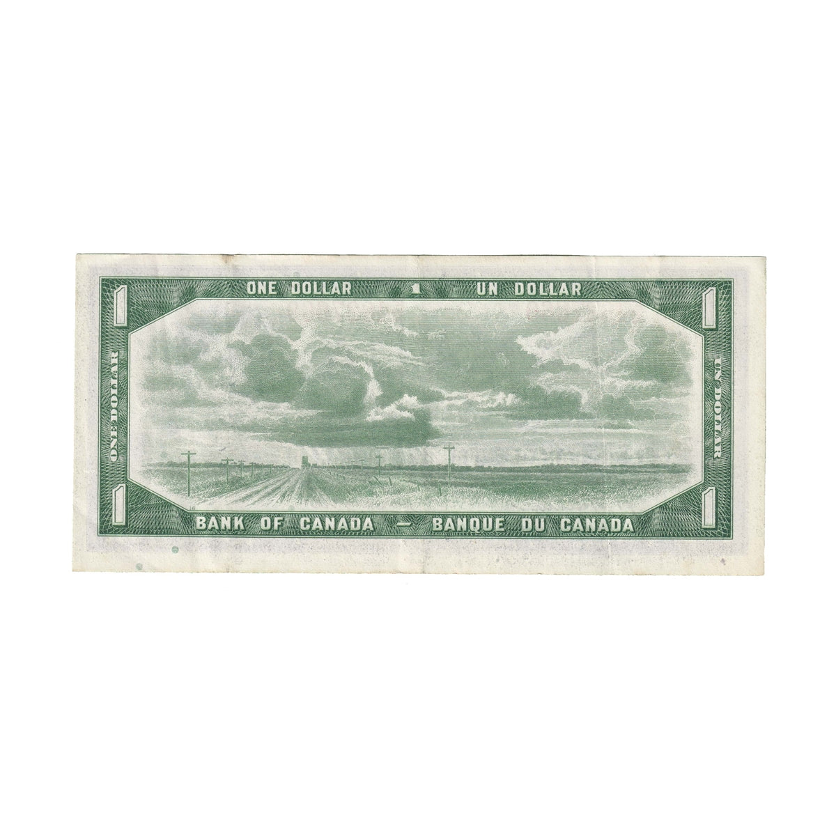 BC-37a-i 1954 Canada $1 Beattie-Coyne, F/M, VF-EF (VF30)