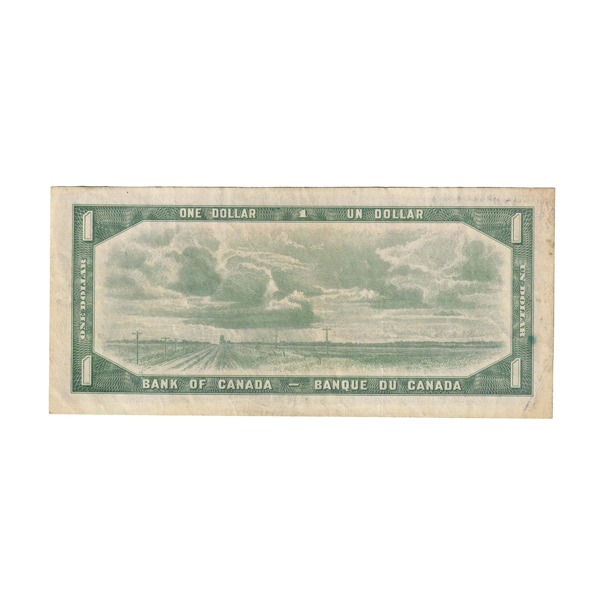 BC-37a-i 1954 Canada $1 Beattie-Coyne, F/M, Very Fine (VF20)