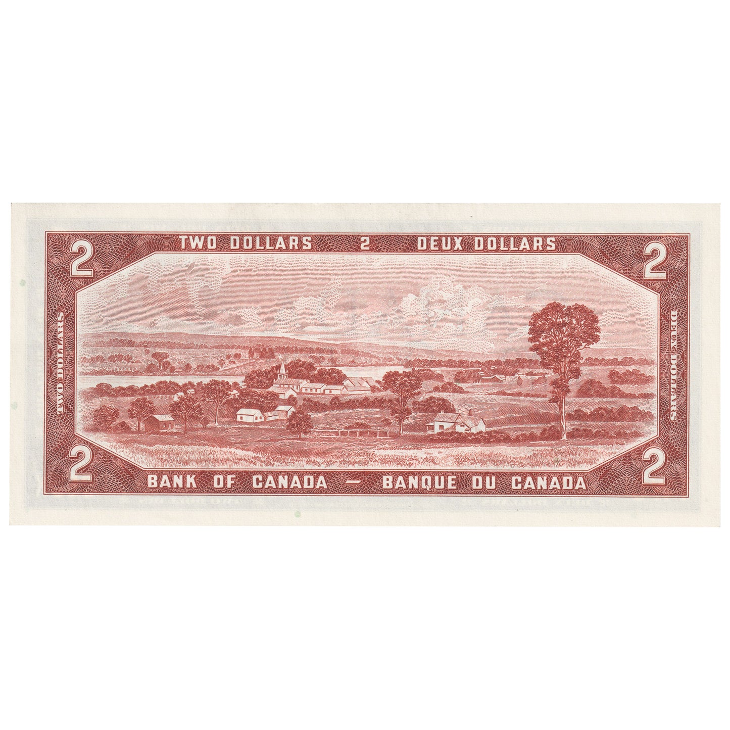 BC-38b 1954 Canada $2 Beattie-Rasminsky, I/R, Choice Uncirculated (CUNC63)