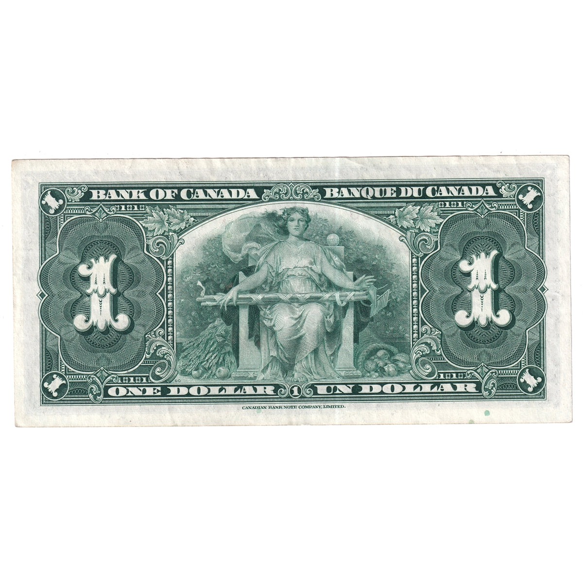 BC-21d 1937 Canada $1 Coyne-Towers, T/M, EF