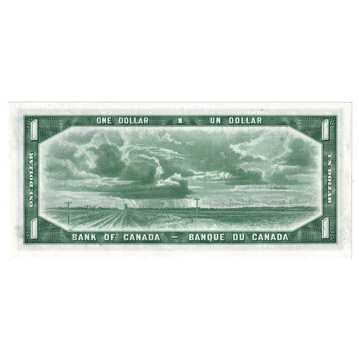 BC-37a 1954 Canada $1 Beattie-Coyne, K/L, AU-UNC (AU55)