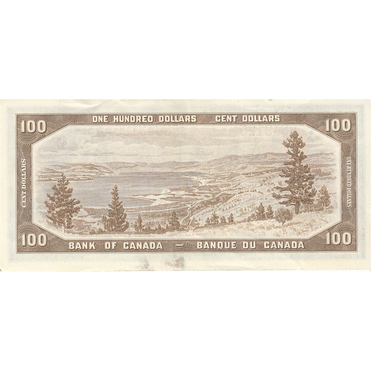 BC-43c 1954 Canada $100 Lawson-Bouey, B/J, EF-AU