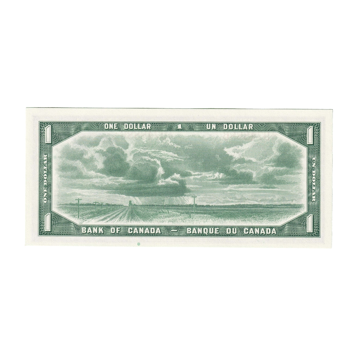 BC-37b 1954 Canada $1 Beattie-Rasminsky, T/Y, Choice Uncirculated (CUNC63)