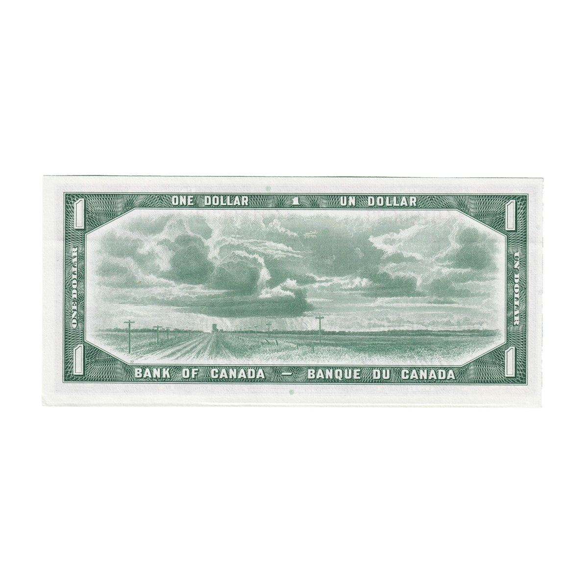 BC-37bA 1954 Canada $1 Beattie-Rasminsky, *A/A, EF-AU