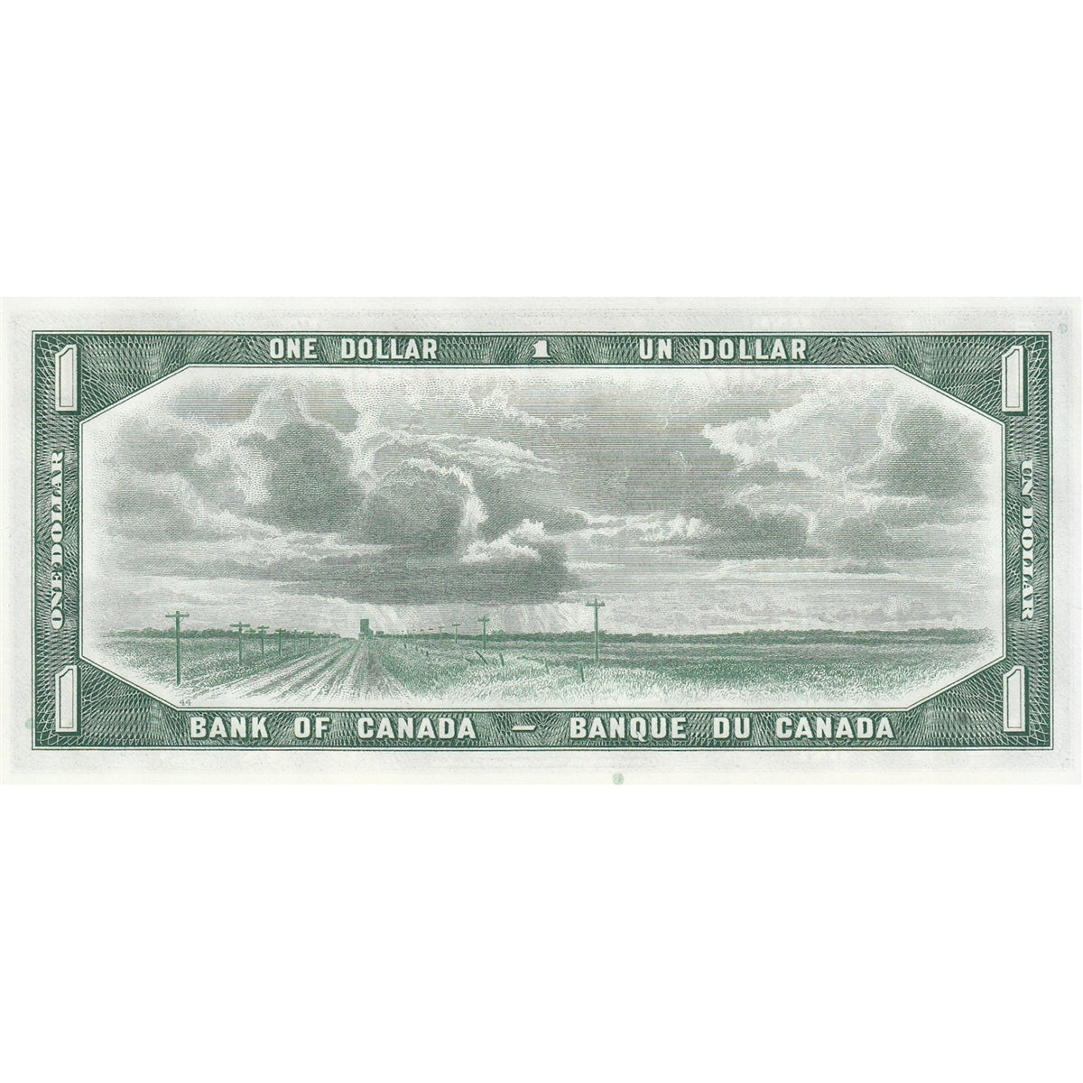 BC-37a 1954 Canada $1 Beattie-Coyne, G/L, Uncirculated (MS60)