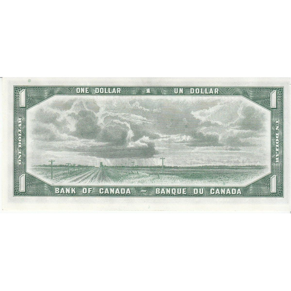 BC-37a 1954 Canada $1 Beattie-Coyne, S/L, Uncirculated (MS60)