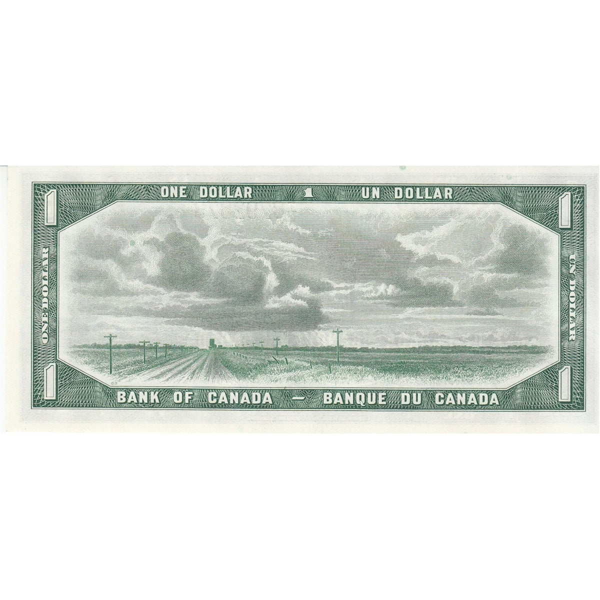 BC-37a 1954 Canada $1 Beattie-Coyne, T/L, Uncirculated (MS60)