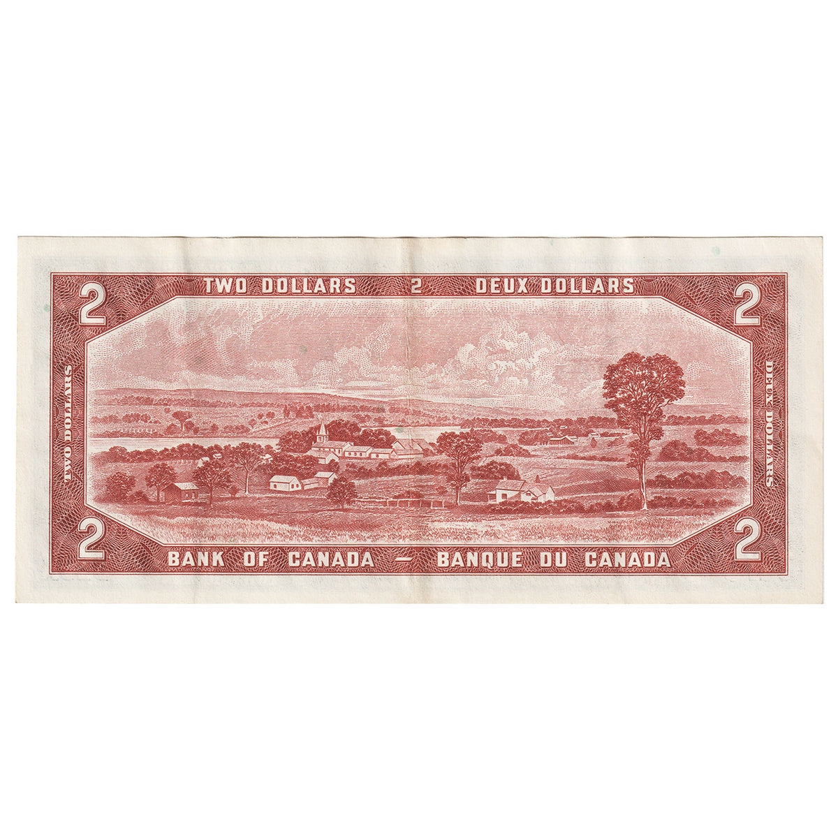 BC-30a 1954 Canada $2 Coyne-Towers, Devil's Face, C/B, VF-EF (VF30)